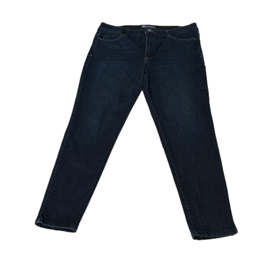 Democracy “Ab” High Rise Jeans, Size 12, Blue Denim